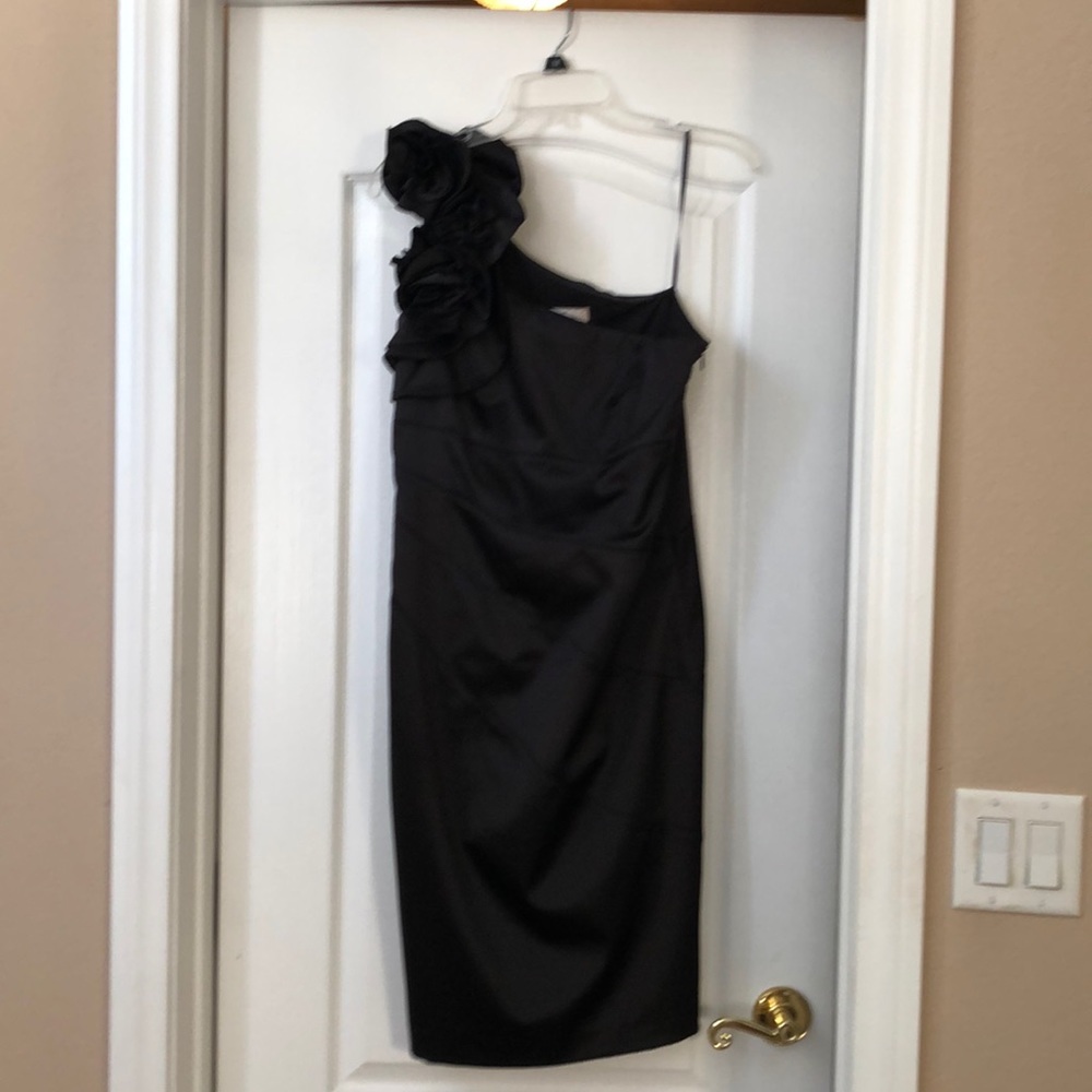 Jessica Simpson one shoulder cocktail dress sz 10